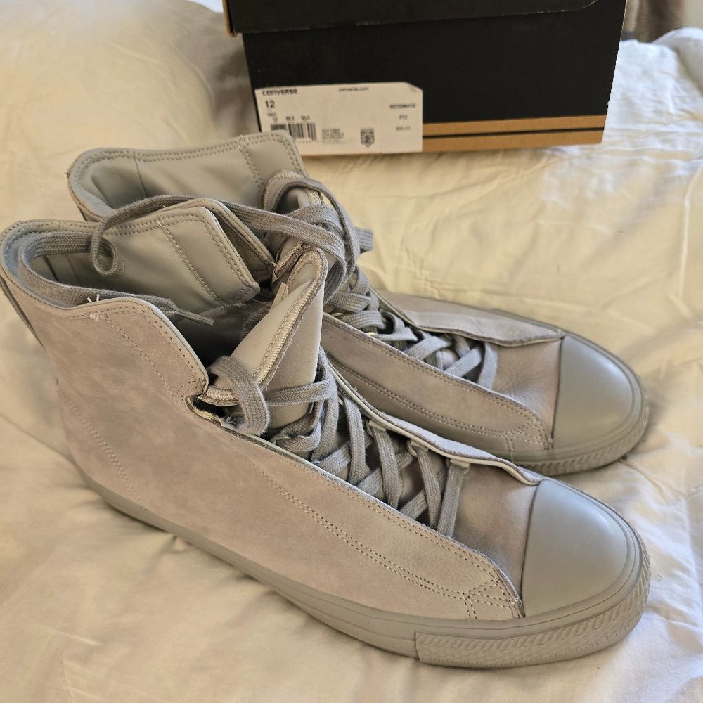 Converse CTAS Alpha hi ash Grey leather 12/ 46.5